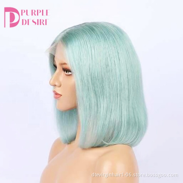 bob lace frontal wig ombre silky straight brazilian hair best selling female high quality lace front wig